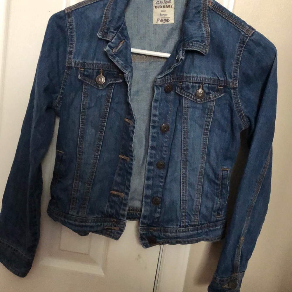 A girls jean jacket